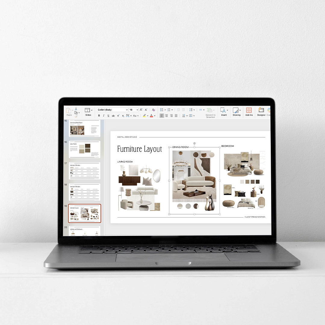 Full-Service Interior Design Pack – 150+ Pages for Success